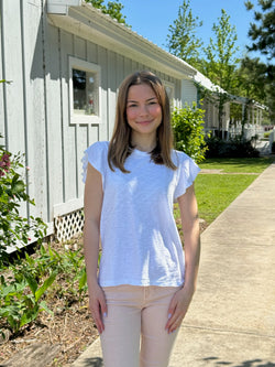 White Tulsa Tee