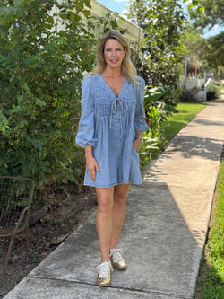 Jackie Denim Romper