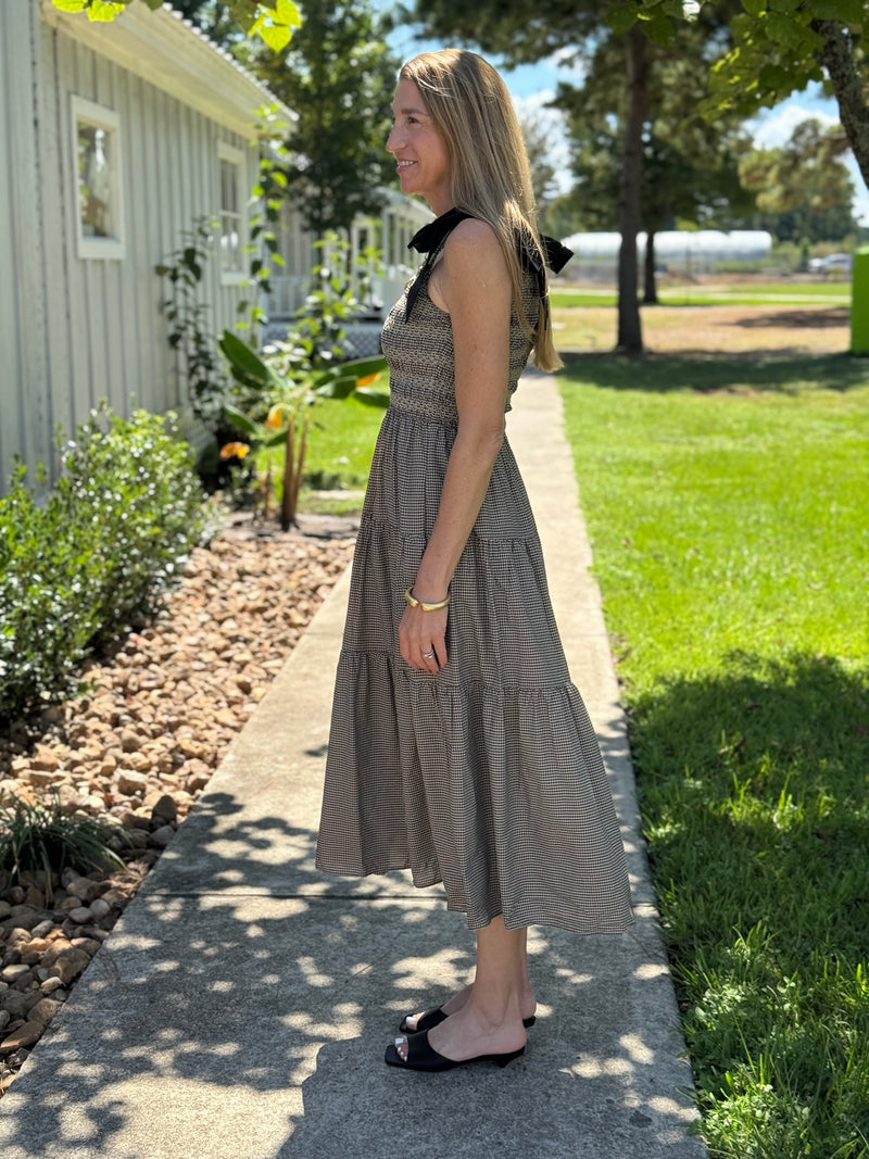 Calista Taupe Dress