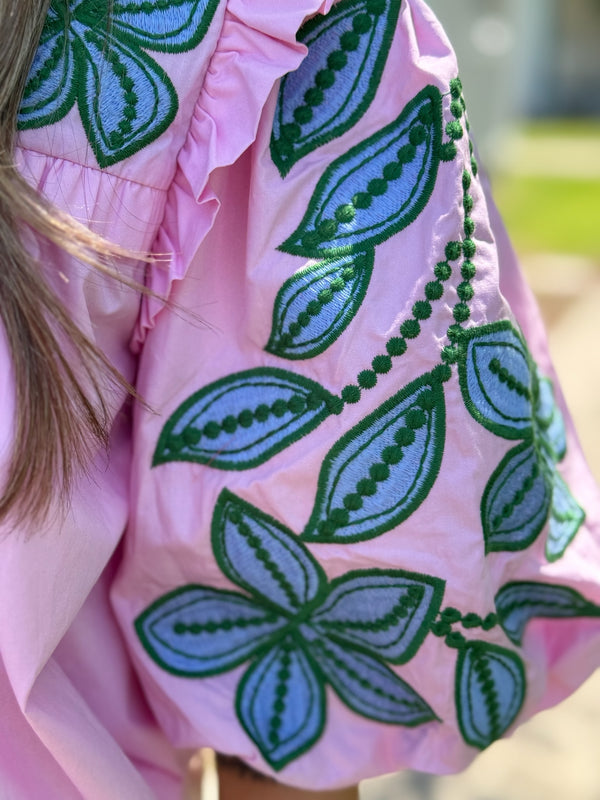 Adriana Embroidered Top