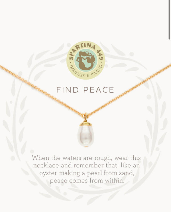 Sea La Vie Necklace 18" Find Peace
