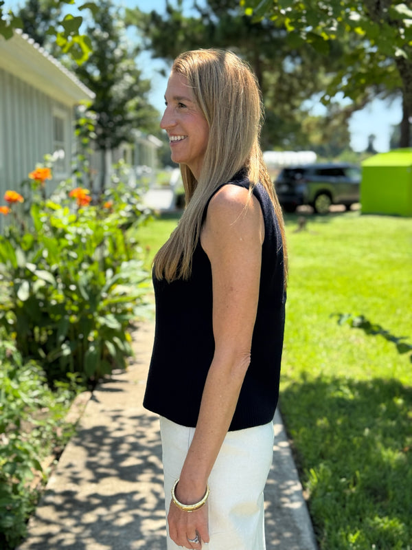 Catherine Sweater Vest - Navy
