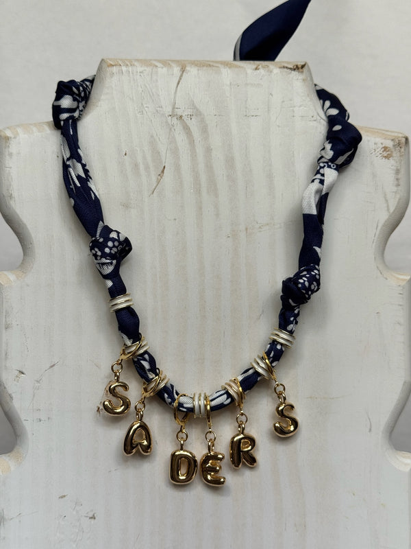 Saders Bubble Scarf Necklace