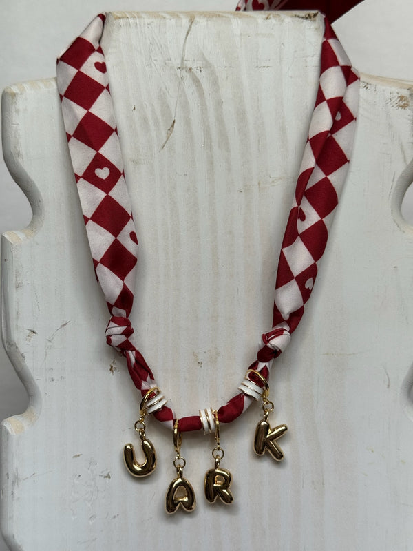 Bubble Scarf Necklace - Arkansas