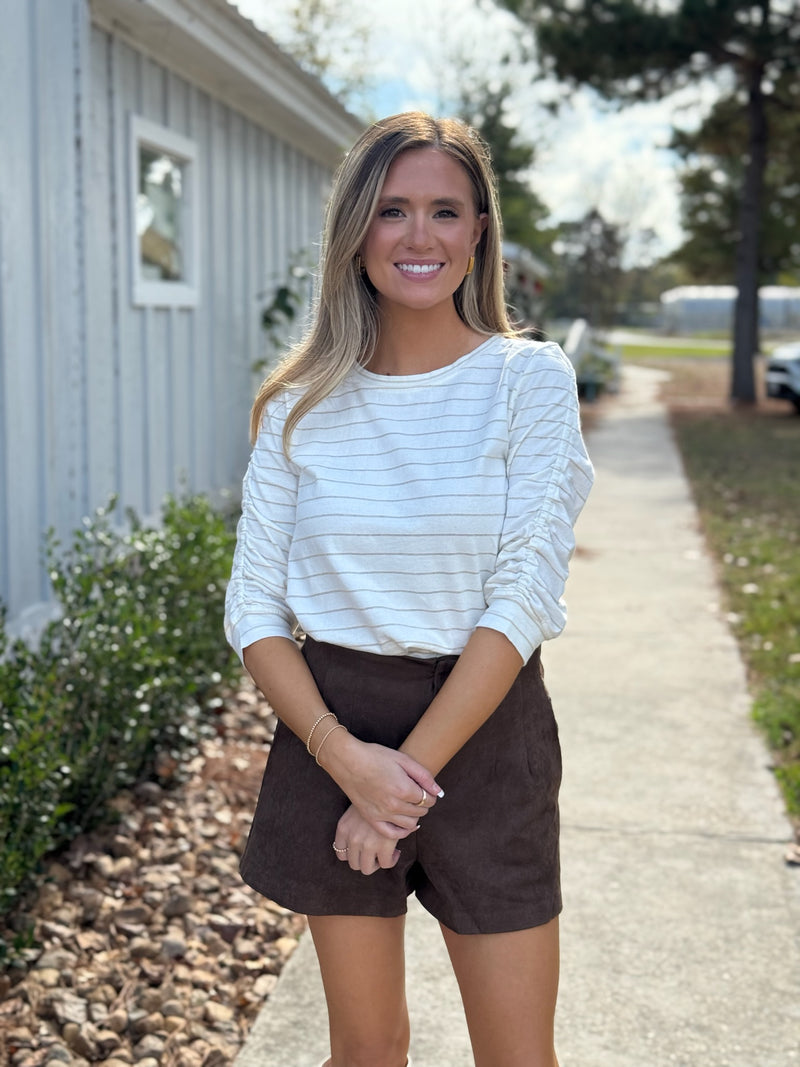 JULIA STRIPE KNIT TOP