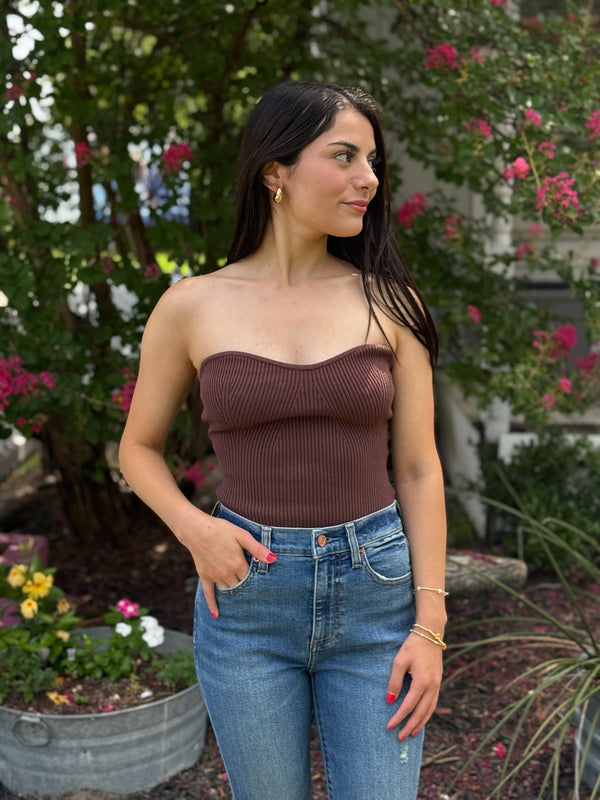 Francesca Coffee Bean Top