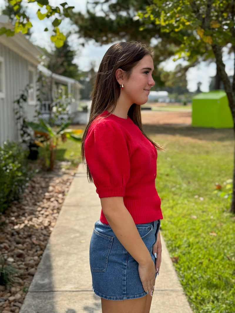 Bella Red Sweater