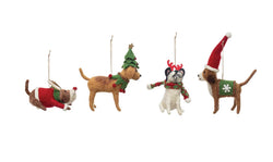 Wool Felt Dog Ornaments