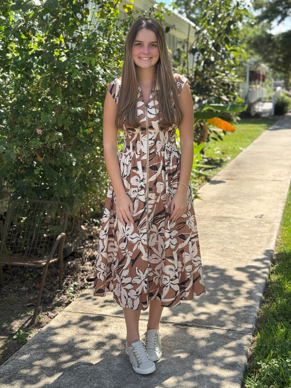 Darcy Dress - Caramel