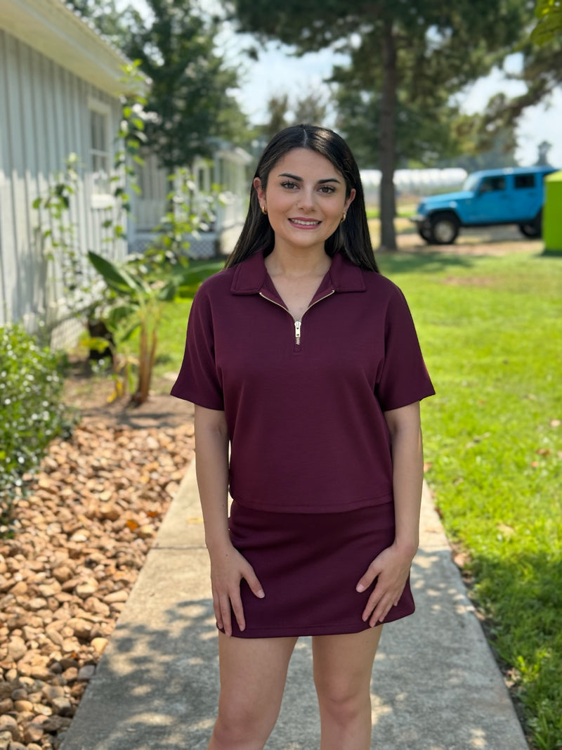 Butter Modal Skort - Port