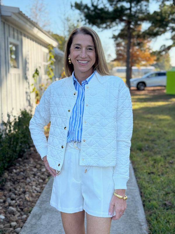 BEACHWALK QUILTED BOMBER