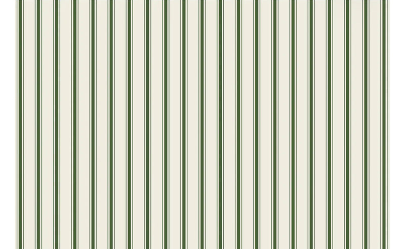 Green Ribbon Stripe Placemat