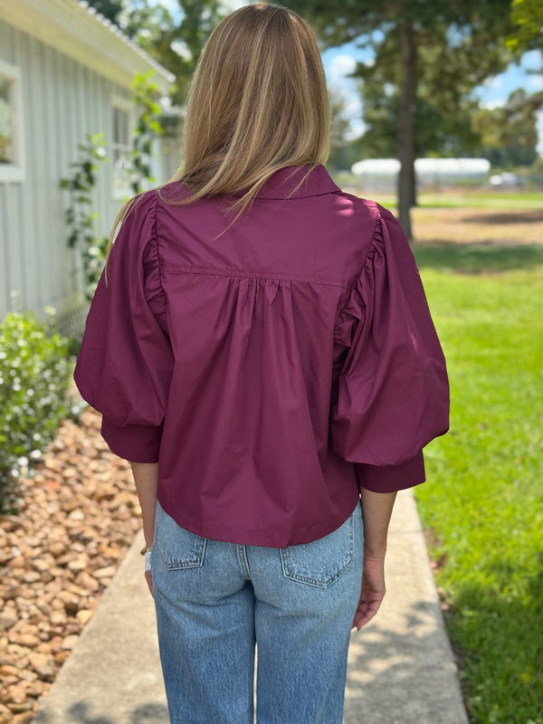 Scarlett 3/4 Sleeve Top