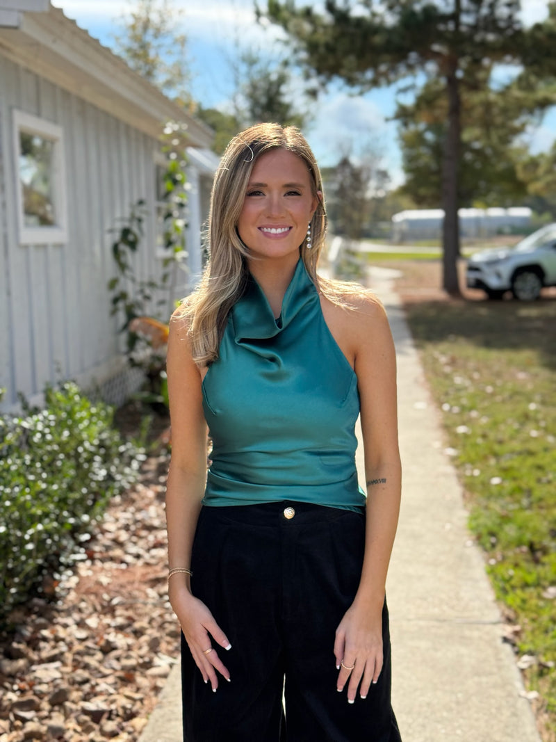 Anastasia Emerald Top