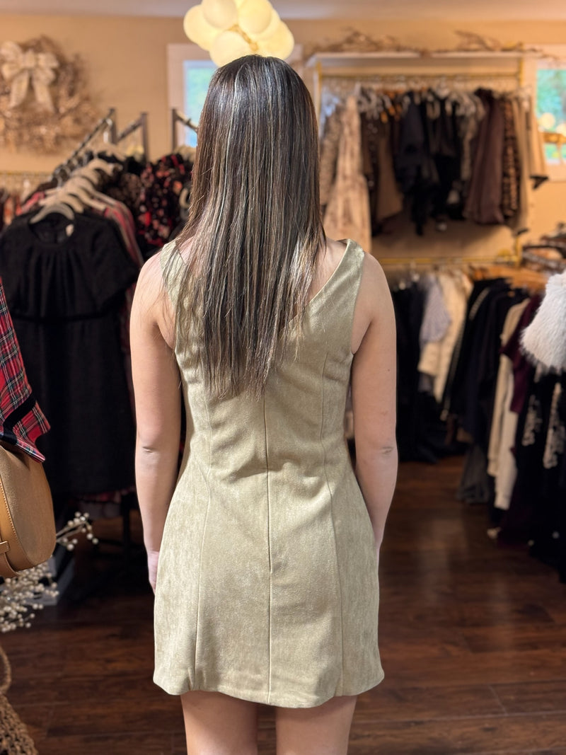 Adeline Taupe Dress