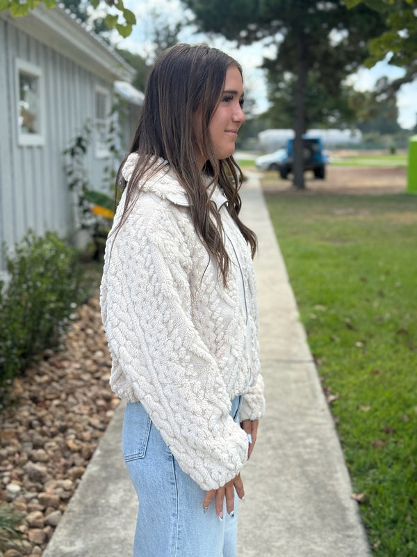 SO COZY CABLE JACKET