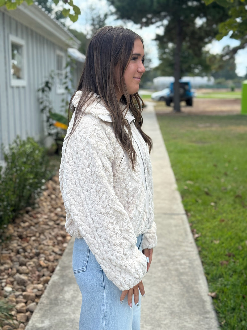 SO COZY CABLE JACKET