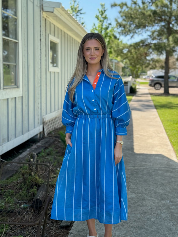 Clara Striped Dress
