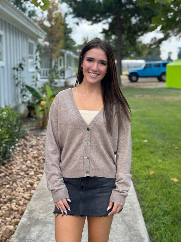 Ellie Dark Brown Sweater