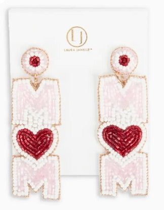 Pink Mom Earrings