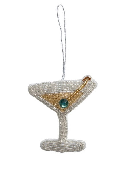 Fabric Cocktail Ornament