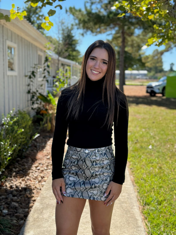 Roxy Mid-Rise Mini Skirt