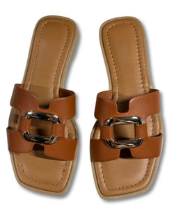 Feng Sandals Cognac