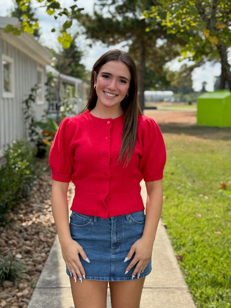 Bella Red Sweater