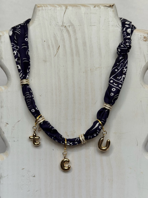 Bubble Scarf Necklace - TCU