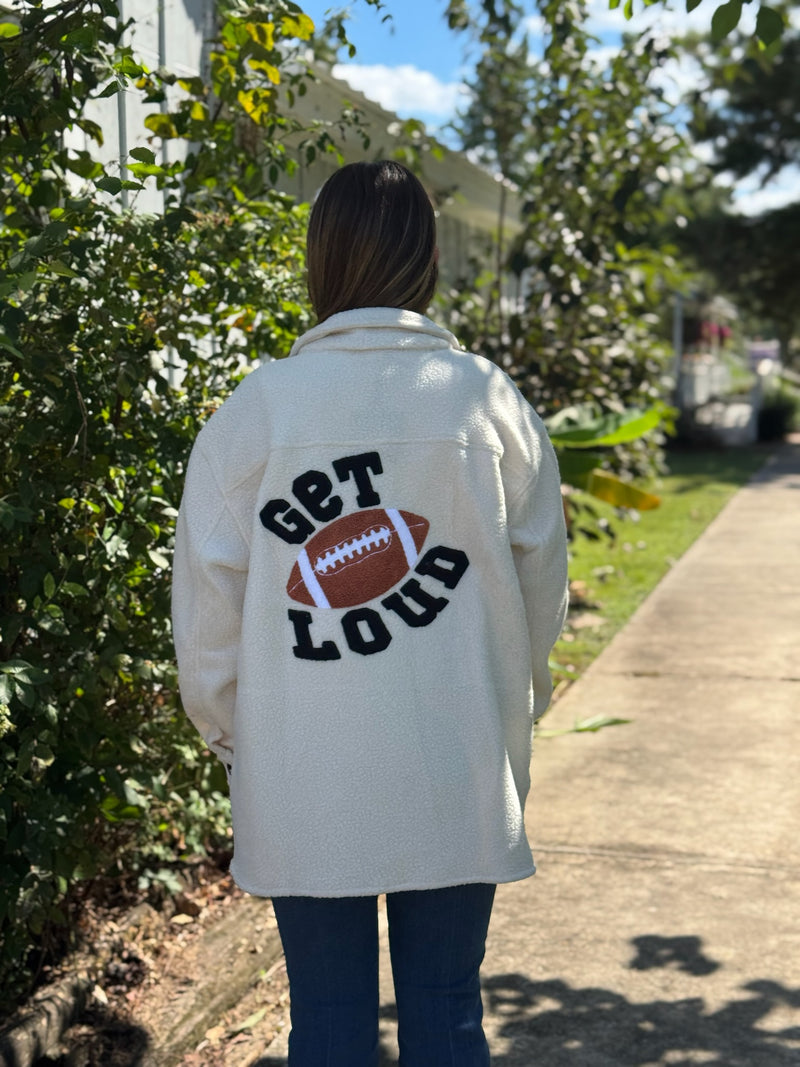 GET LOUD SHERPA SHACKET - IVORY