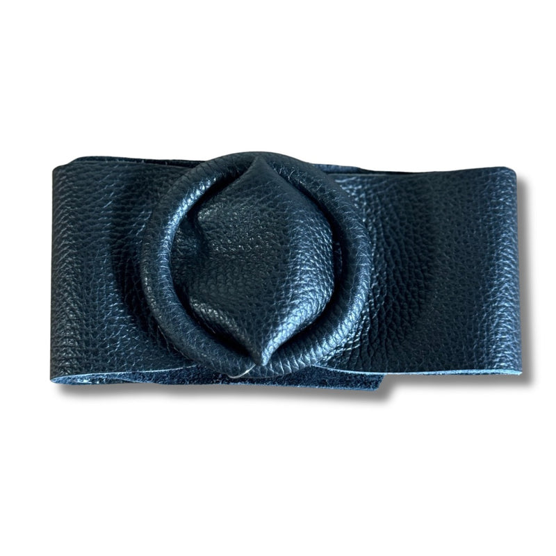 Emilia Leather Circle Belt