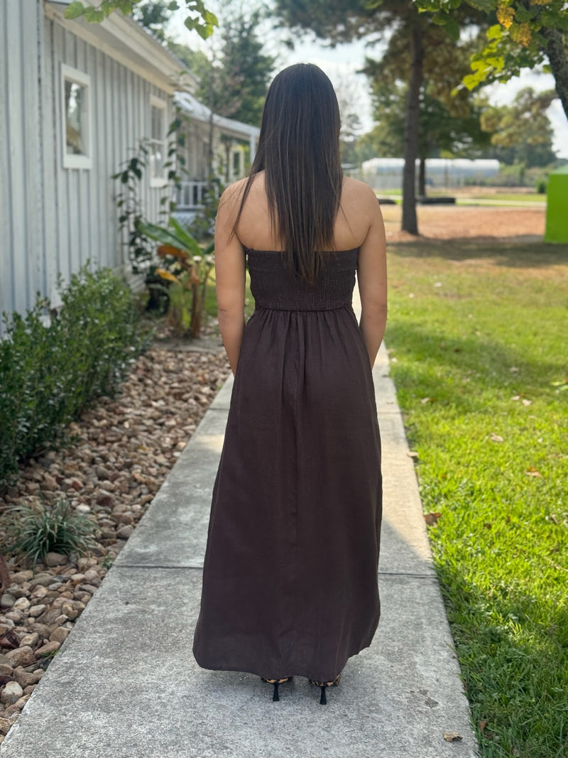 Anna Brown Dress