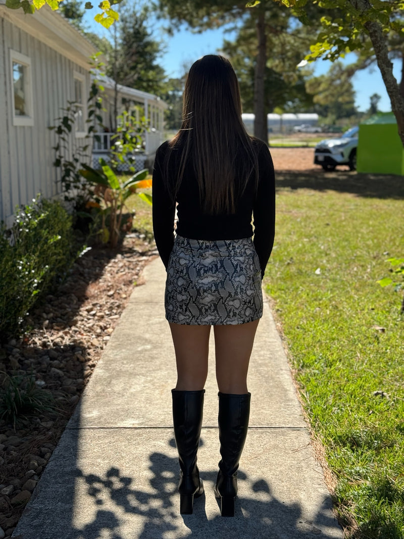 Roxy Mid-Rise Mini Skirt