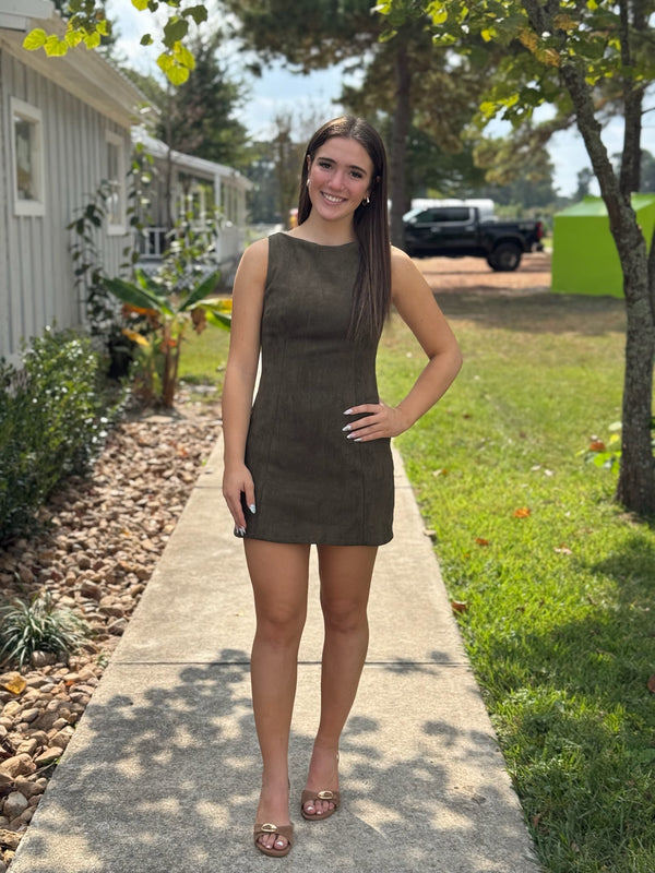 Louisa Dress - Olive