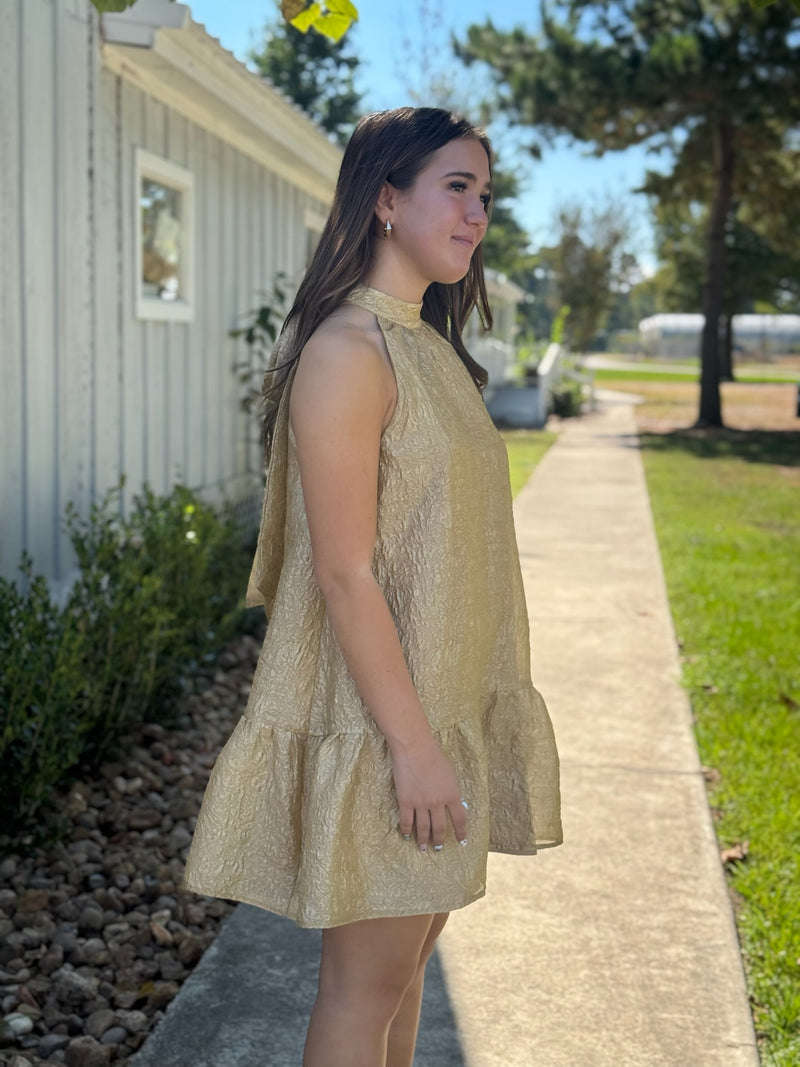 Lyla Gold Dress
