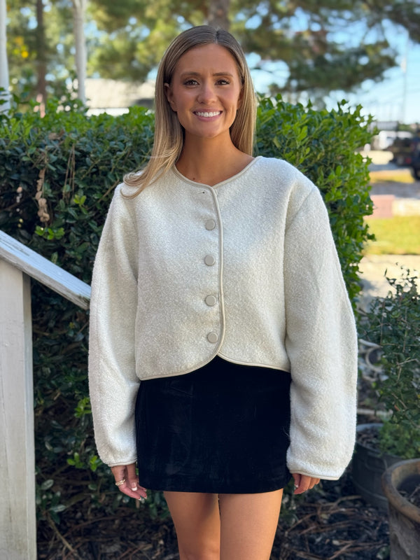 Finley Velvet Low Rise Skort