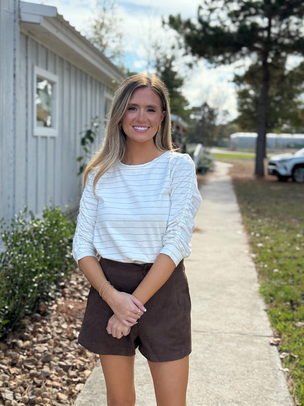 JULIA STRIPE KNIT TOP