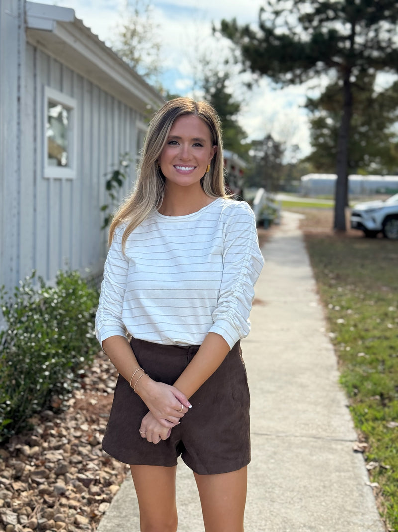 JULIA STRIPE KNIT TOP