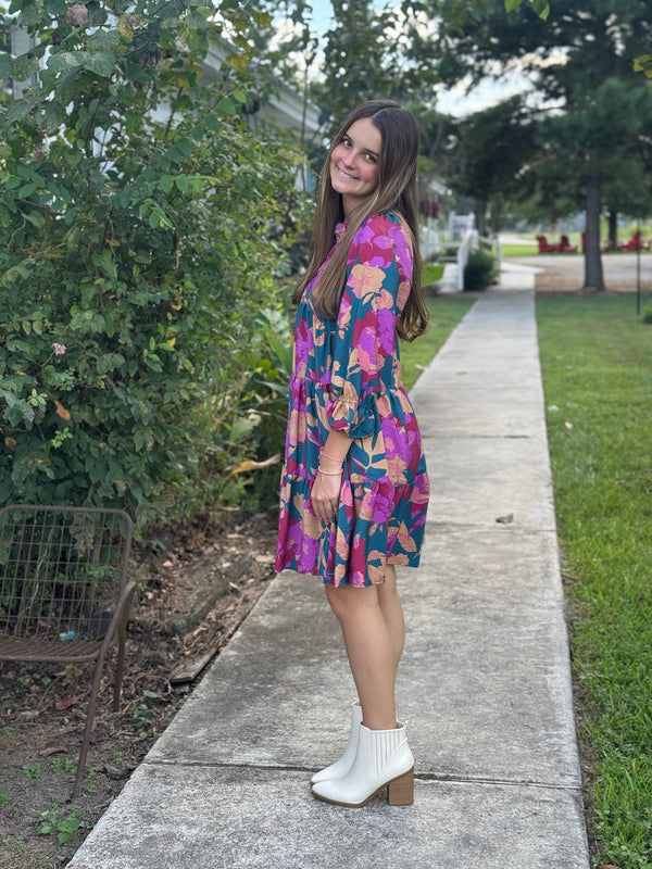 Exploding Roses Dress