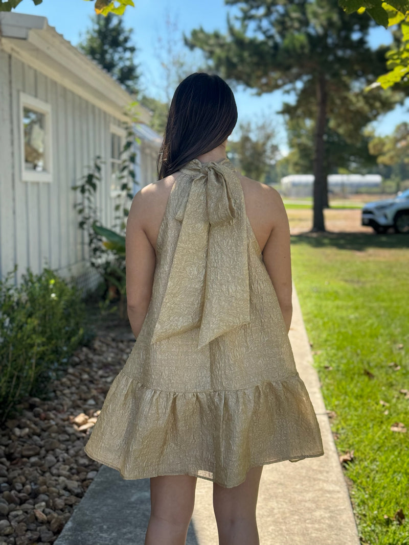 Lyla Gold Dress