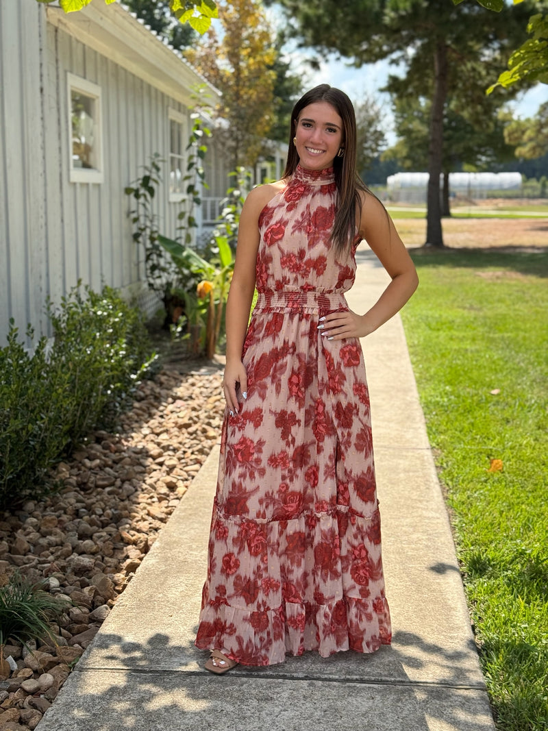 Khyler Halter Maxi Dress