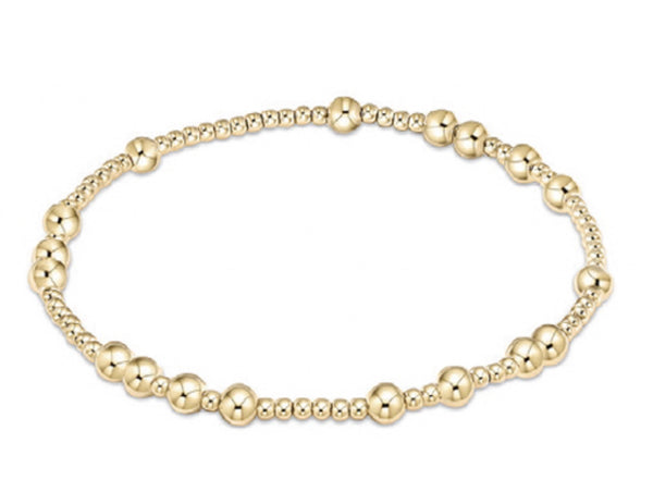 egirl Hope Unwritten 4mm Bead Bracelet - Gold