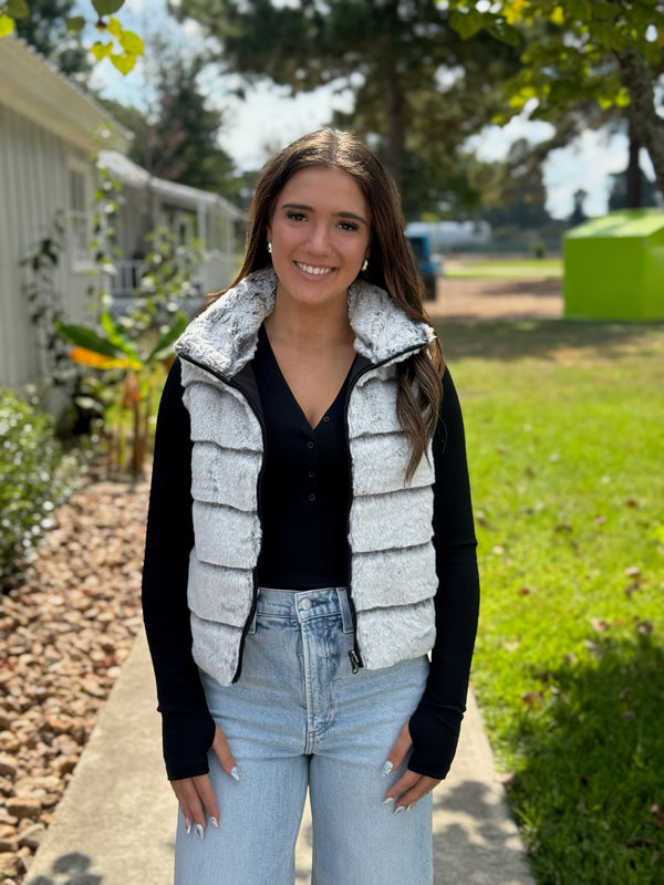 CLASSIC FUR VEST REVERSIBLE