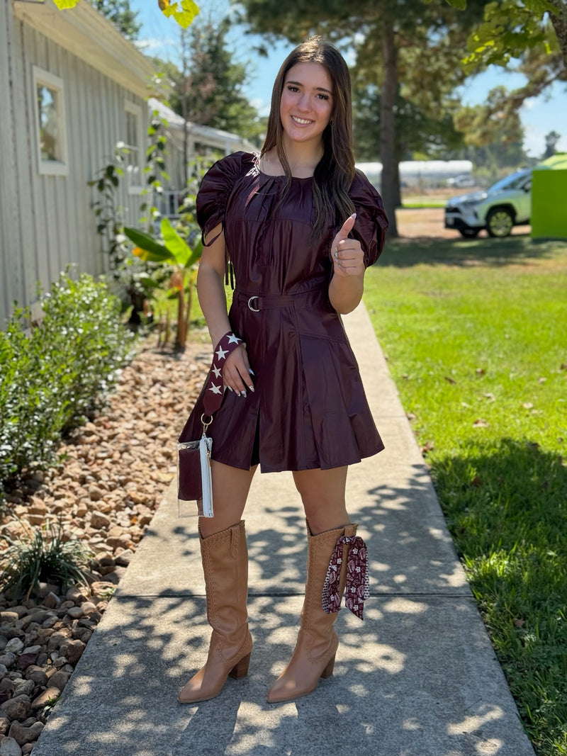 Mariah Belted Mini Dress