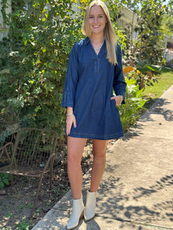 Julia Denim Dress