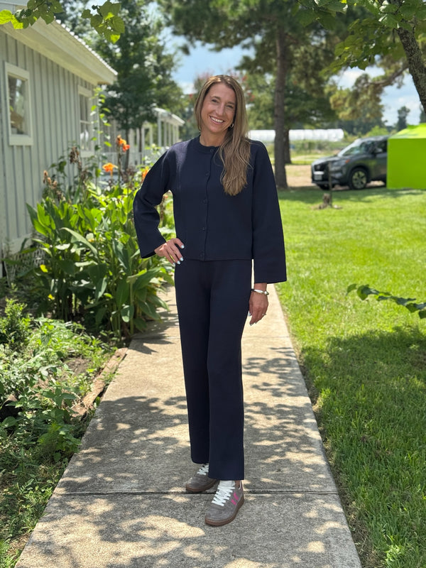 Logan High Waisted Sweater Pants