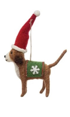 Wool Felt Dog Ornaments