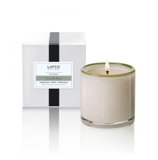 15.5oz Ski House Candle - Feu De Bois