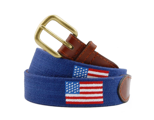 American Flag Belt (Classic Navy)