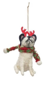 Wool Felt Dog Ornaments